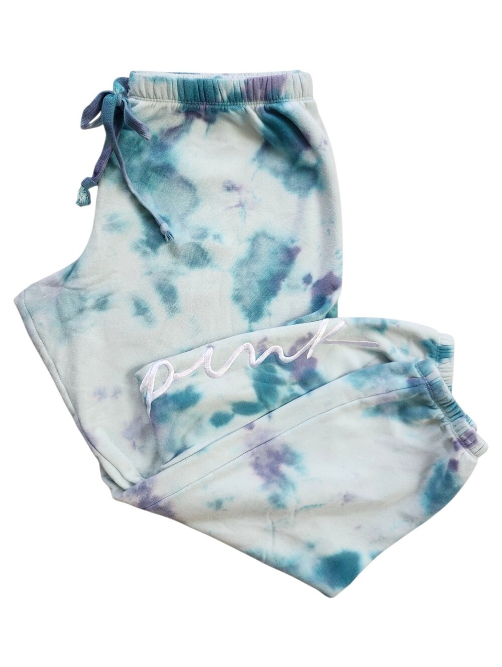 PINK Victoria’s Secret Tie Dye Sweatpants XL | Y2K Cozy Lounge Joggers